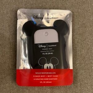 Disney Touchland hand sanitizer and holder